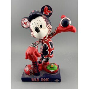 Baseball Figure Boston Red Sox Disney Mouse Figurine FOCO Forever Collectibles